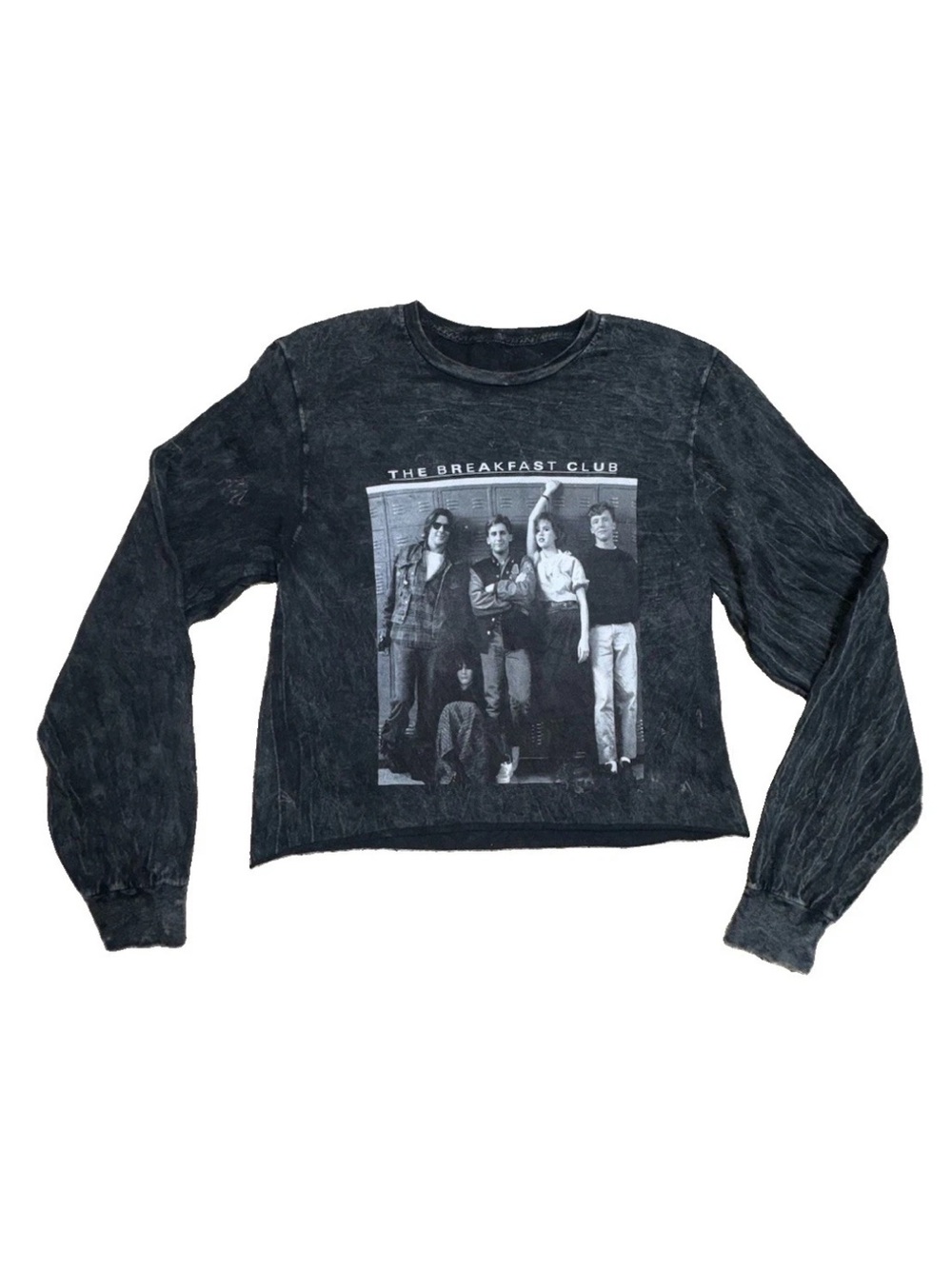 The Breakfast Club Movie, Longsleeve Croped Shirt S 100% Cotton 80’s Classic
